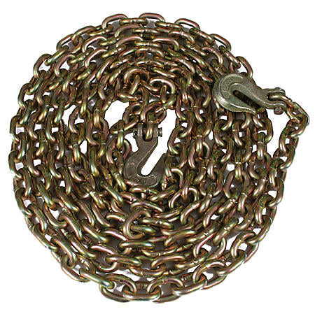 Grade 70 Transport Chain with Grab Hooks, 3/8" X 20'