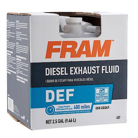 FRAM Diesel Exhaust Fluid (DEF): 2.5 Gallon