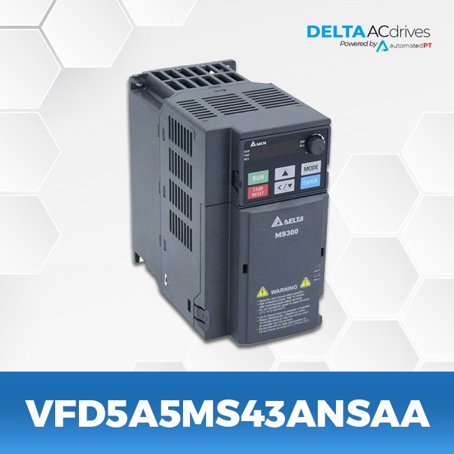 Delta VFD5A5MS43ANSAA MS300 Series Drive