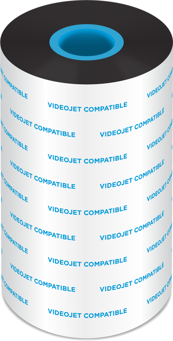 P110055TOP Print Ribbon 55mm x 600M, for Videojet (Sold 24 per case) OEM Ref: 15-U55KQ10-700