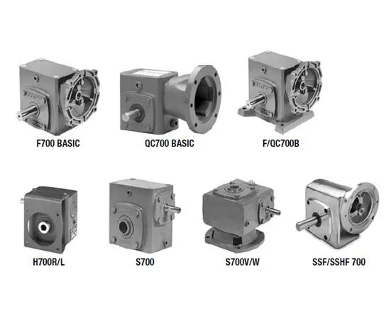 SHF726-60K-B5-HS1-P23  700 Series 60:1 Ratio H Assembly Single Reduction Worm Gear Reducer Without Base