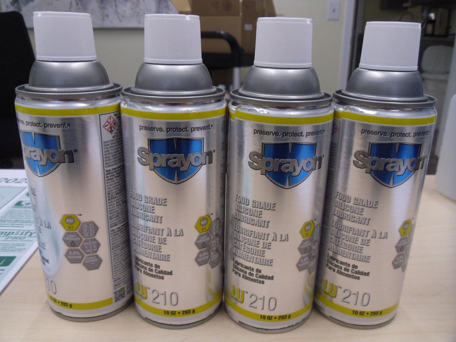 S00210 Food Grade Silicone Lube Sprayon 16oz. (12) SC0210000