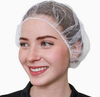 WHITE 21" NYLON HAIRNETS ~ WHN21