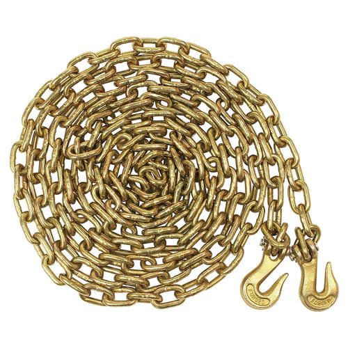 Grade 70 Transport Chain with Grab Hooks, 3/8" X 20'