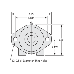 Zero Max 210 OVERHUNG LOAD ADAPTOR 1^ IP/OP - Innovations Parts Service,LLC