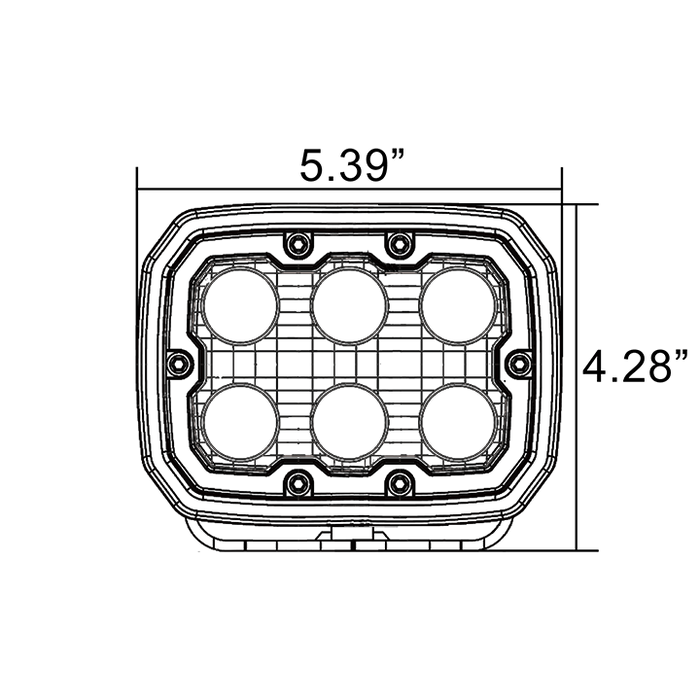 VISON X DURALUX 6 LED DURA-640 - Innovations Parts Service,LLC