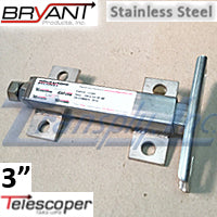 Conveyor Belt Tensioner, Manual Screw Adjustment, Stainless Steel 100-3-SS-SF-BP