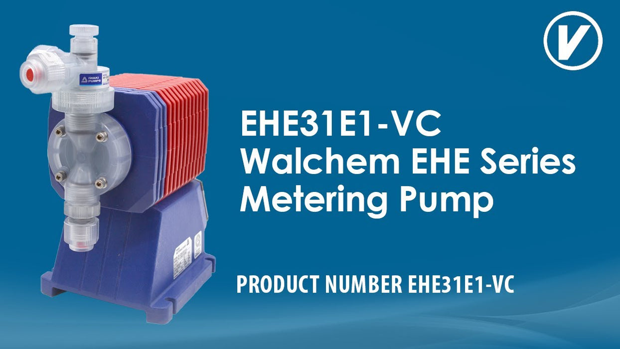 EHE31E1-VC Walchem EHE Series Metering Pump 5.5GPH 150psig PVC